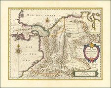 Colombia Map By Willem Janszoon Blaeu