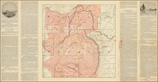 Wyoming Map By Poole Brothers