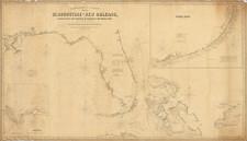 Florida, Louisiana, Alabama, Mississippi and Bahamas Map By George Eldridge