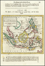 Philippines, Indonesia and Malaysia Map By Herman Moll