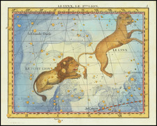 Celestial Maps Map By John Flamsteed / Jean Nicolas Fortin