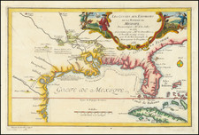 South, Southeast, Texas, Midwest and Southwest Map By Nicolas de Fer