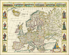 Europe Map By Frederick De Wit