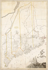 Maine Map By Osgood Carleton