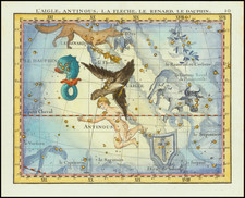 Celestial Maps Map By John Flamsteed / Jean Nicolas Fortin