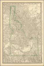 Idaho Map By William Rand  &  Andrew McNally