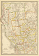 California Map By William Rand  &  Andrew McNally