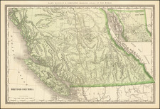 Canada and British Columbia Map By Rand McNally & Company