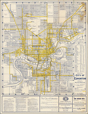 Canada and Western Canada Map By Mundy Map Co.