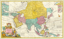 Asia Map By Herman Moll