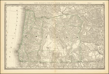 Oregon Map By Rand McNally & Company
