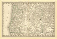 Oregon Map By Rand McNally & Company