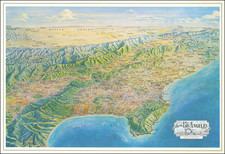 Los Angeles Map By Jack H. Moffett