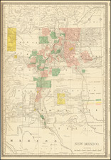 New Mexico Map By William Rand / Andrew McNally