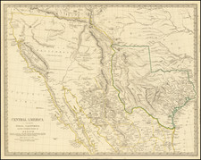 Texas, Southwest, Rocky Mountains and California Map By SDUK