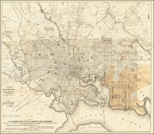 Maryland Map By A. Hoen & Co.  &  F. Klemm  &  Simon J. Martenet