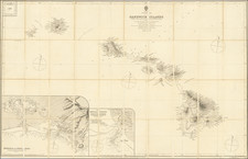 Hawaii and Hawaii Map By British Admiralty