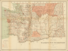 Washington Map By General Land Office