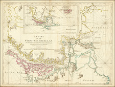 Polar Maps, Argentina and Chile Map By Robert Sayer  &  John Bennett