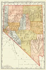 California Map By Rand McNally & Company