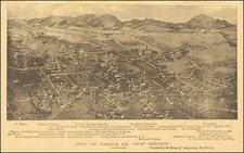 New Mexico Map By Mills Engraving Co.