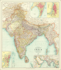 India Map By Thacker, Spink & Co.