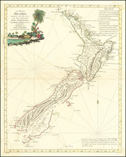 La Nuova Zelanda trascorsa nel 1769 e 1770 d'al Cook Comandante dell' Endeavour Vascello di S. M. Britannica . . . 1778 By Antonio Zatta