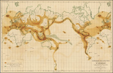World Map By Robert Mallet  &  John William Mallet