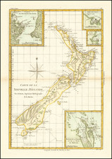 New Zealand Map By Rigobert Bonne