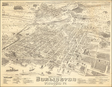 Vermont Map By J.J. Stoner