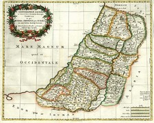 Asia and Holy Land Map By Nicolas Sanson