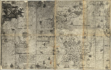 North America, Central America, South America and America Map By Sancho Gutiérrez