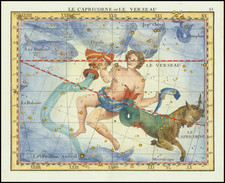 Celestial Maps Map By John Flamsteed / Jean Nicolas Fortin