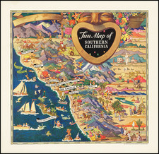 Pictorial Maps and California Map By Raymond Winters