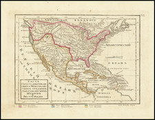 United States and Mexico Map By Fyodor Poznyakov  &  Konstantin Arsenyev  &  S.K. Frolov