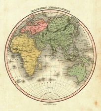 World and Eastern Hemisphere Map By Anthony Finley