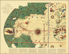 North America, Central America, South America and America Map By Juan de la Cosa / American Heritage