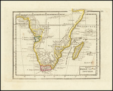 South Africa Map By Fyodor Poznyakov  &  Konstantin Arsenyev  &  S.K. Frolov