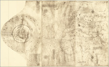 [Early Fascimile of the Disputed Christopher Columbus Portolan Chart] By Christopher Columbus