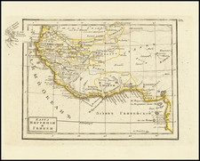 West Africa Map By Fyodor Poznyakov  &  Konstantin Arsenyev  &  S.K. Frolov