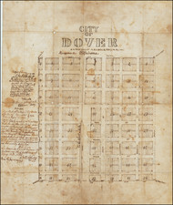 Oklahoma & Indian Territory Map By N.V. Cook