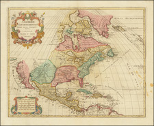 North America Map By Jan Barend Elwe