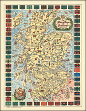 Scotland and Pictorial Maps Map By Colortext Publications Inc.
