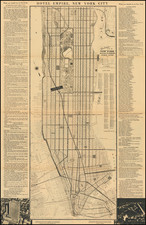 New York City Map By George D. Nostrand