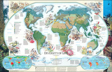 World and Pictorial Maps Map By National Geographic Society