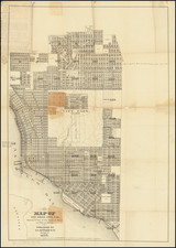 San Diego Map By S. E. Hoffmann & Co.