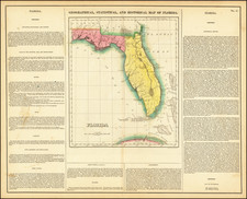 Florida Map By Henry Charles Carey  &  Isaac Lea