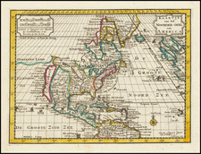 North America and California as an Island Map By Jan De Lat