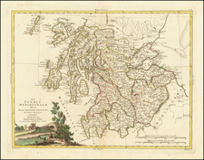 Scotland Map By Antonio Zatta