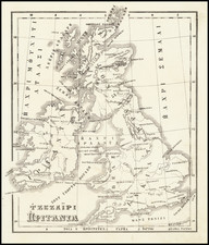 British Isles Map By Anonymous